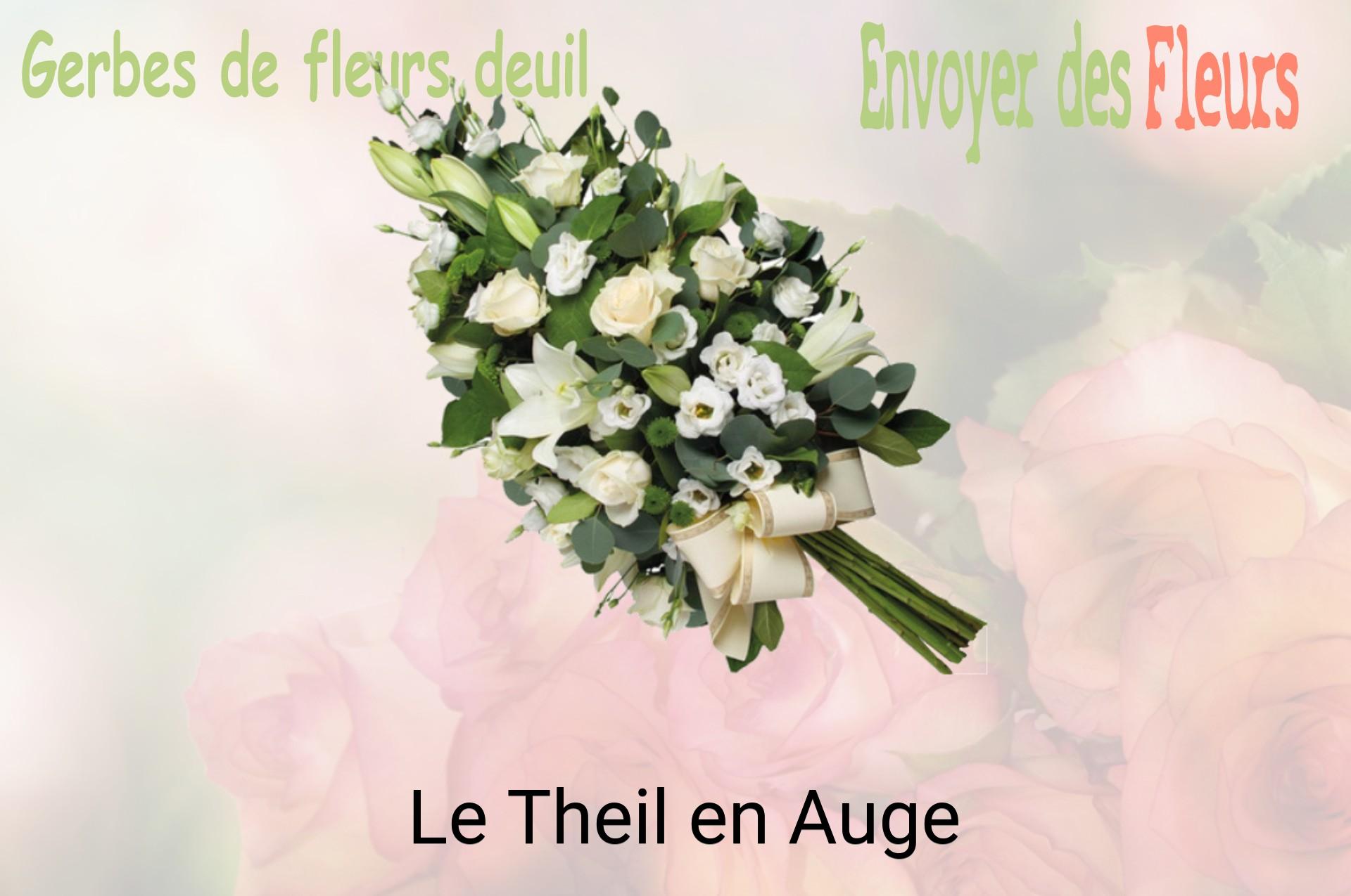 Gerbe de fleurs de deuil livrée à Le Theil-en-Auge